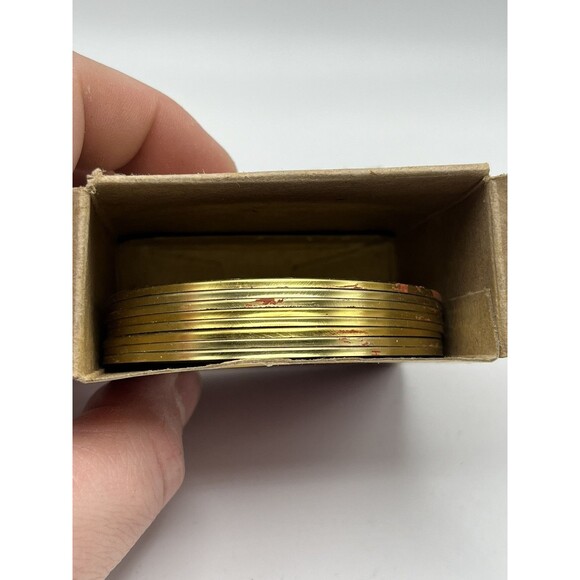 Vintage BERNARDIN Standard Mason Snap Lids  Indiana 7/12 Incomplete Set In Box - Picture 5 of 5